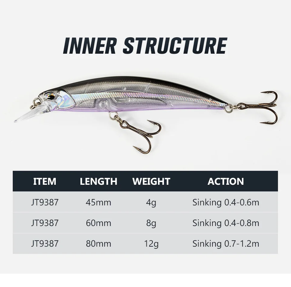 Cheery Lure Bait Spearhead Minnow Trembling Stainless Steel None - view 13