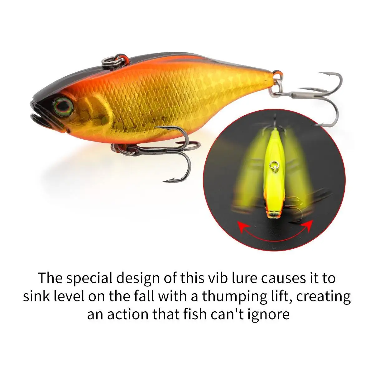 CHEERY New 6cm 15g Bulk Sinking ABS Hard Lure - view 7