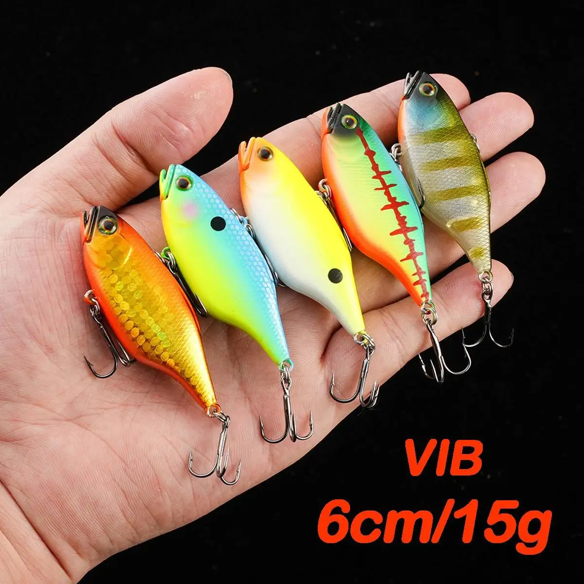 CHEERY New 6cm 15g Bulk Sinking ABS Hard Lure - view 8