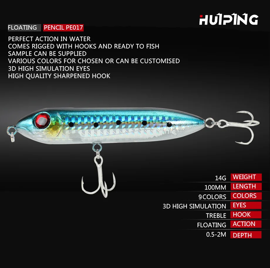 Floating Stainless Steel Artificial Hard Bait Stainless Steel Fish bait - view 12