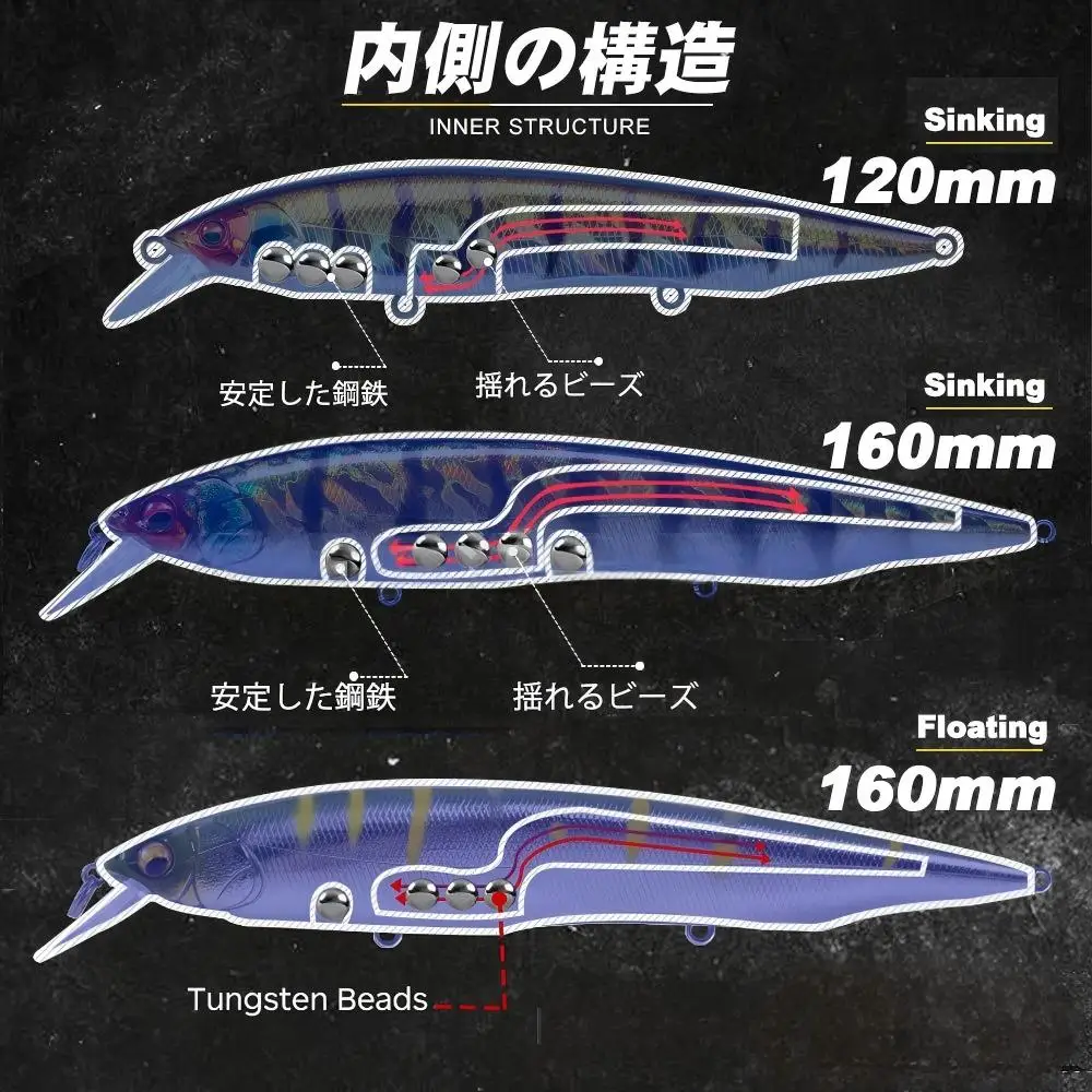 Lure for Pike Bass Long Casts Stainless Steel Lure - view 8