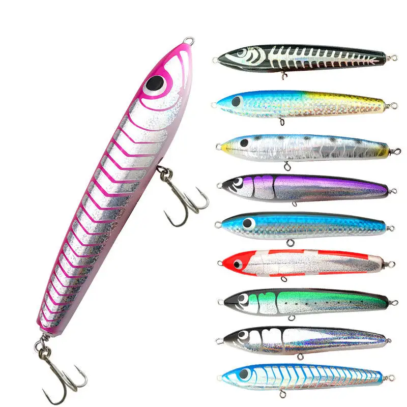 CHEERY Large Wooden Floating Pencil Lure Wooden Multi-Species Lure - view 2