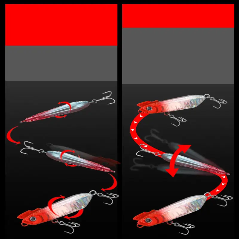 CHEERY Half Stick Sinking Pencil Lure PVC Hard Lure - view 9