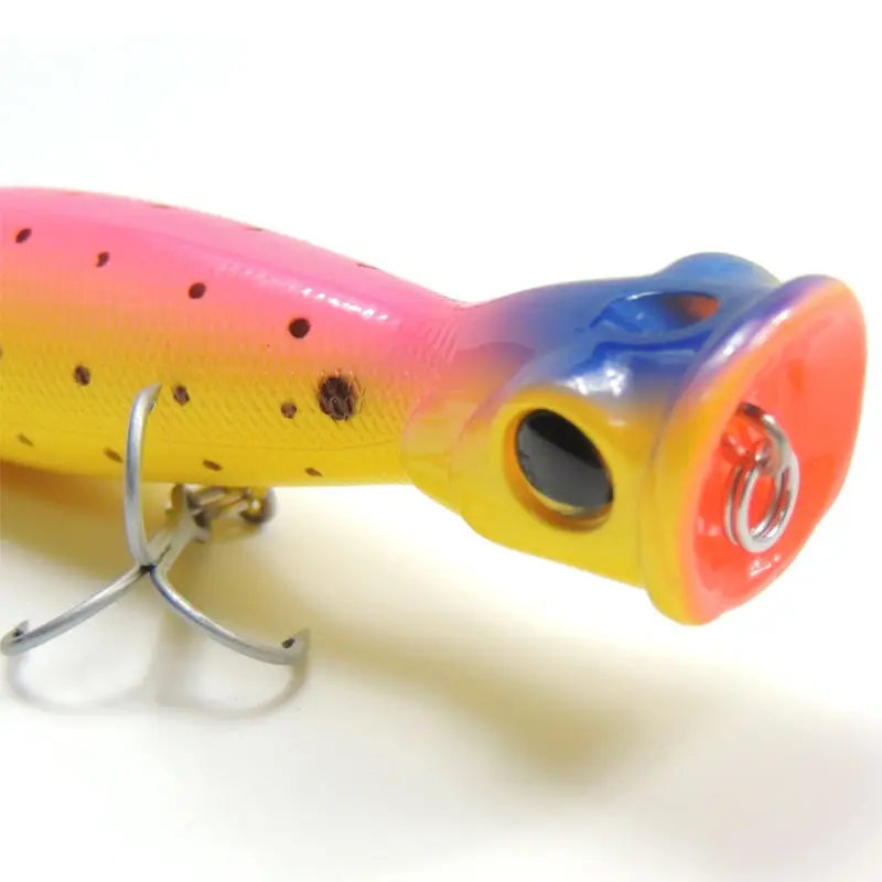 CHEERY High Quality 100mm 17g Printed PVC Popper Lure - view 5
