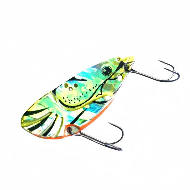 CHEERY 6g9g12g16g CRAZY SHRIMP Vibration Spoon Metal Multi-Species Lure - view 3