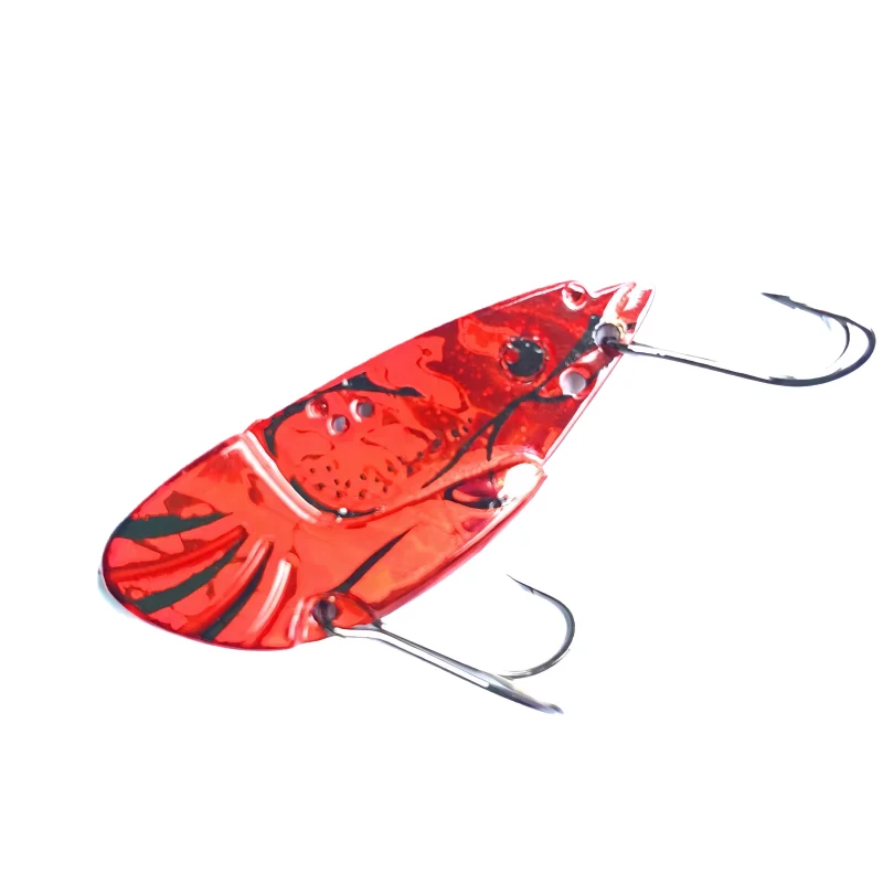 CHEERY 6g9g12g16g CRAZY SHRIMP Vibration Spoon Metal Multi-Species Lure - view 6