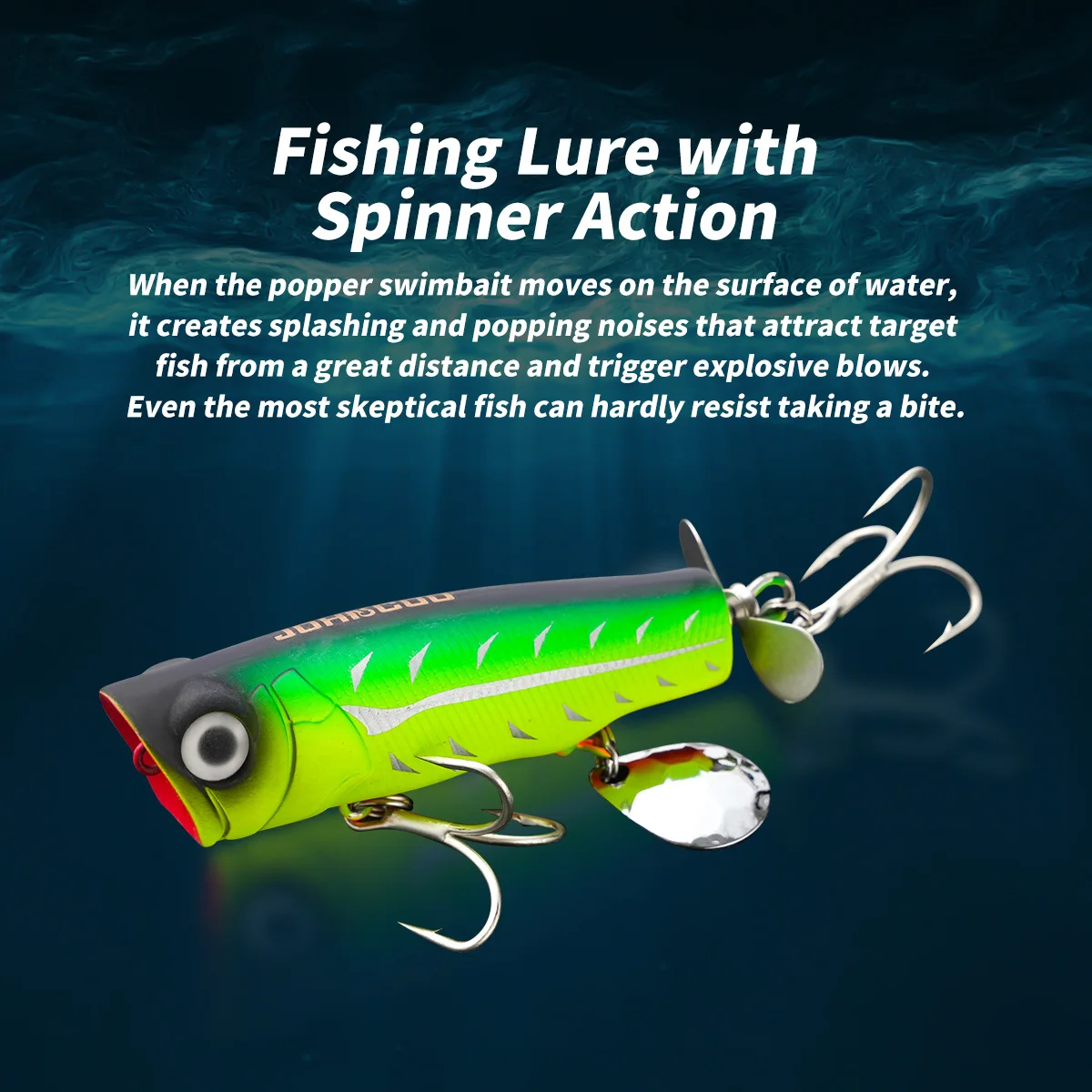 CHEERY 8cm 14g Long Cast Floating PVC Jerkbait, Popper Lure - view 3