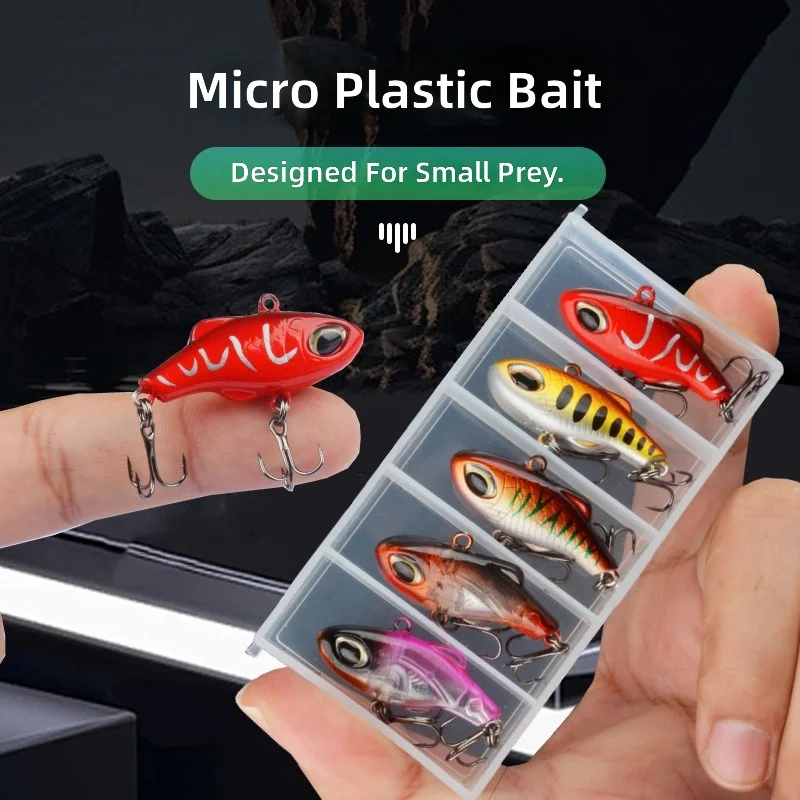 CHEERY 5g Micro Slow Sinking Vibration ABS, PVC, Plastic Jerkbait, Lipless Crankbait - view 4
