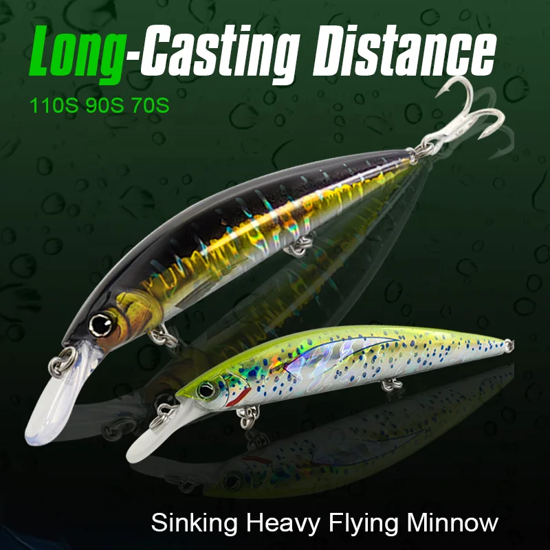 CHEERY Printed Glowing Minnow Lure Kit ABS, PVC Lure Kit, Hard Lure, Minnow Lure - view 7