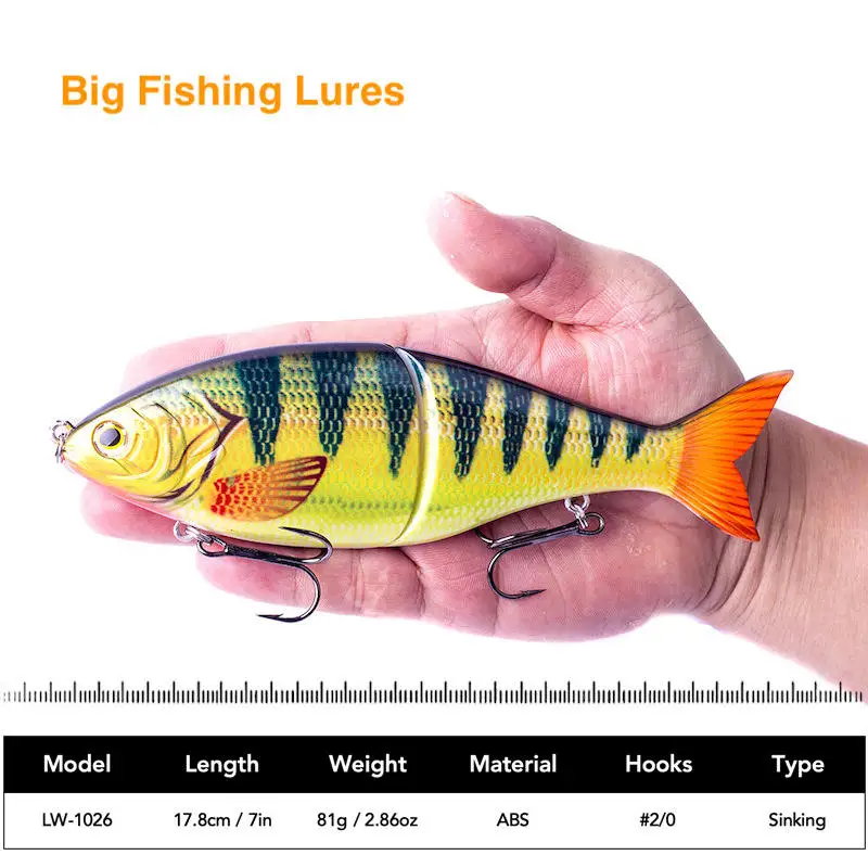 CHEERY PVC 17 8cm 81g Sinking PVC Lure Accessories, Hard Lure, Swimbait - view 11
