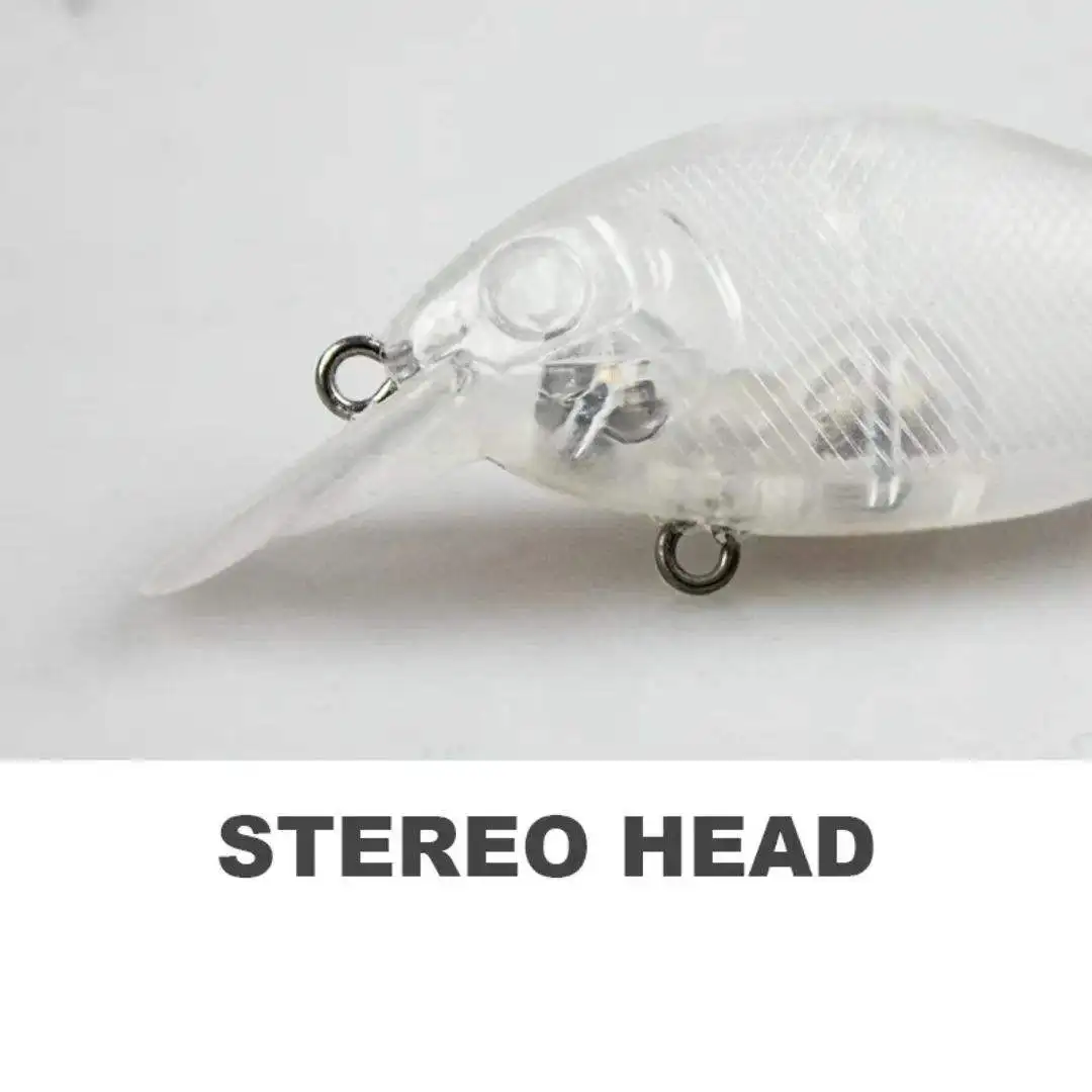 New Unpainted Fishing Lure 6 8cm ABS, PVC Lure Accessories - view 3