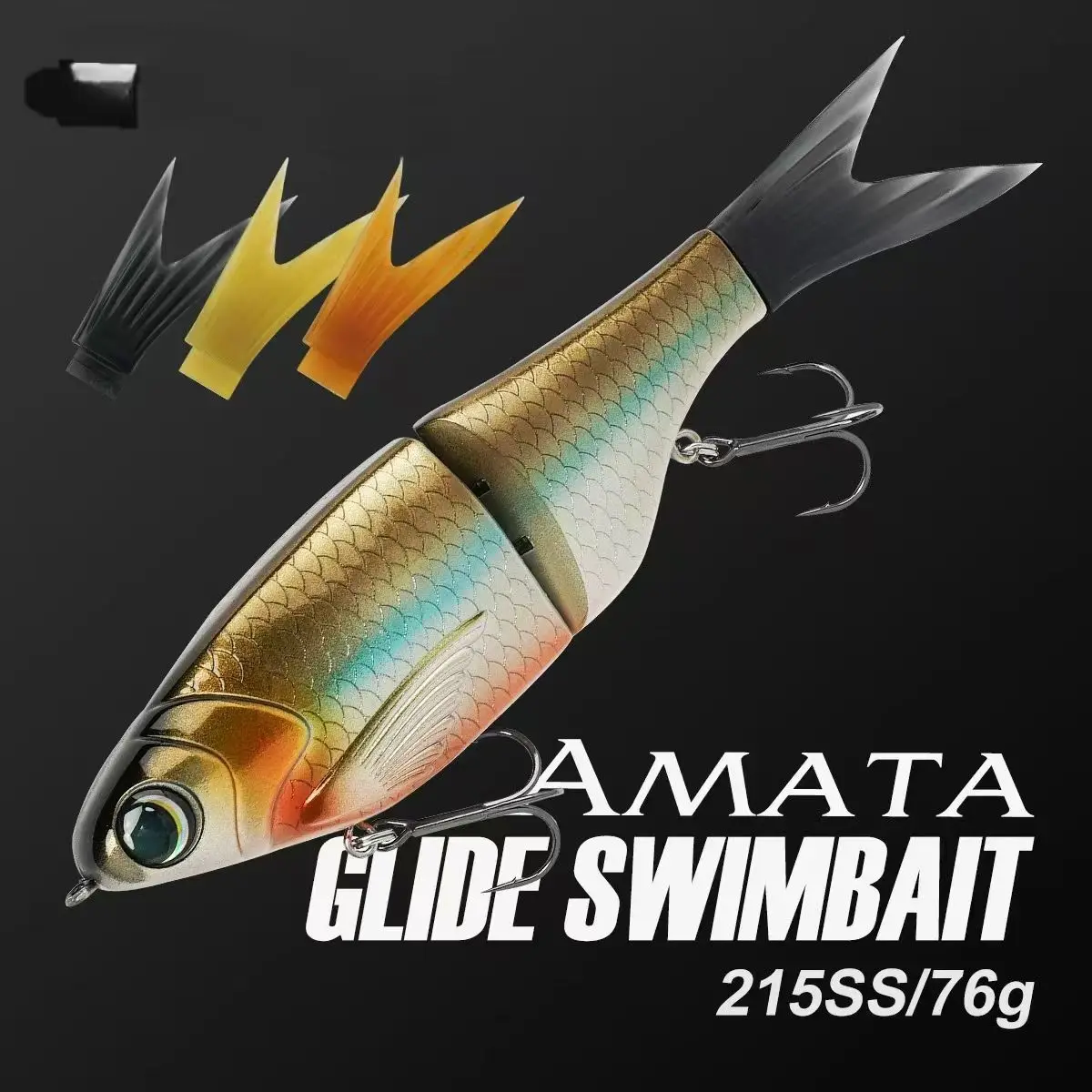 High Quality Jointed Baitfish Fishing Lure Stainless Steel, Metal Swimbait - view 12