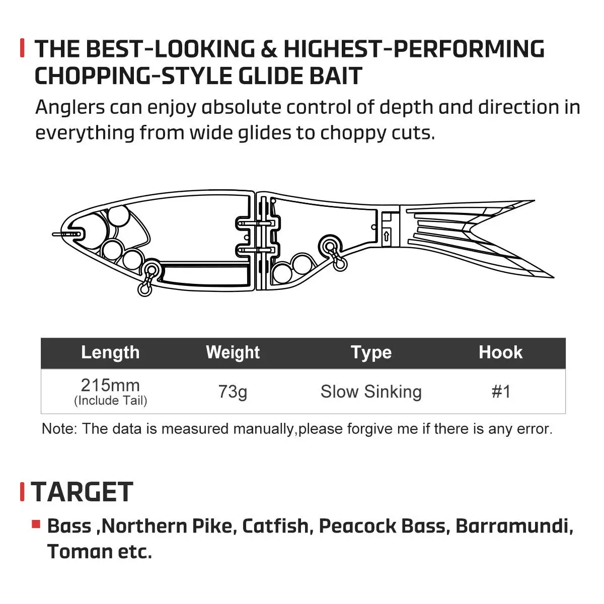 Cheery High Quality Jointed Baitfish Fishing Stainless Steel, Metal Swimbait - view 7