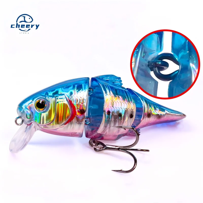 Cheery Slow Floating Multi section Fish