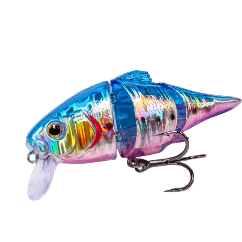 Cheery Slow Floating Multi section Fish Stainless Steel None - view 10