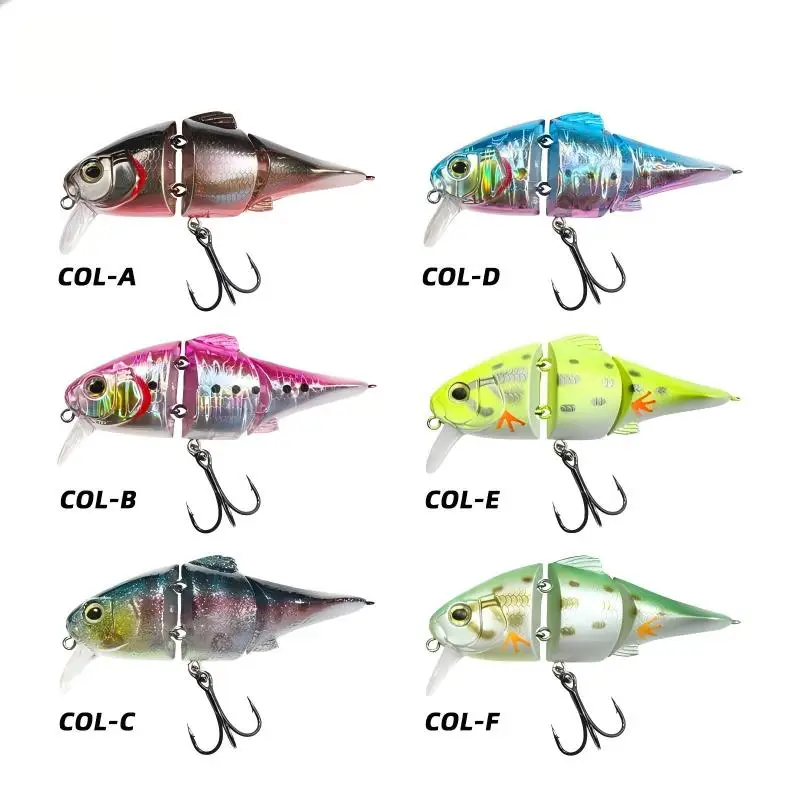 Cheery Slow Floating Multi section Fish Stainless Steel None - view 11
