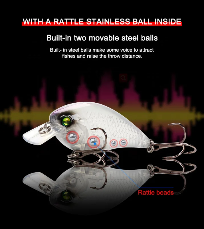 Cheery Outdoor Sports Fishing Floating ABS ABS Crankbait - view 10