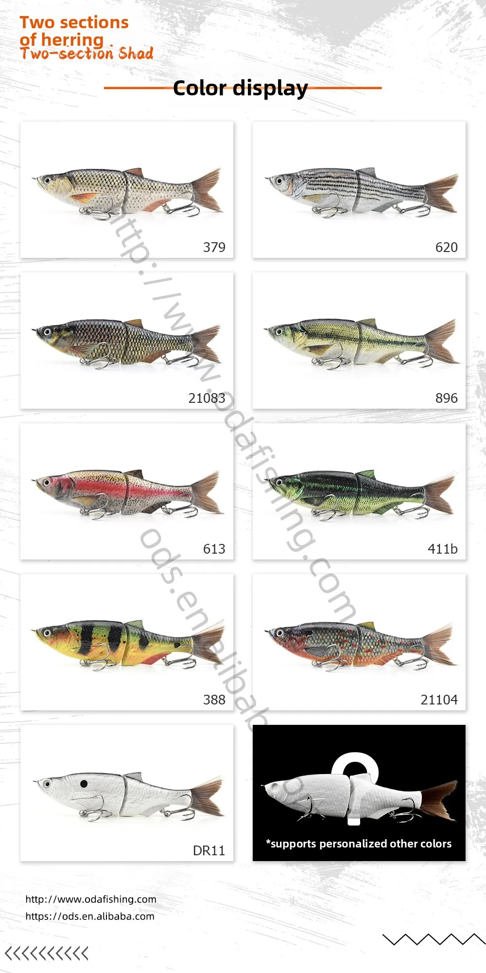 Cheery Sea Fishing Saltwater Fish Lifelike Plastic None - view 7