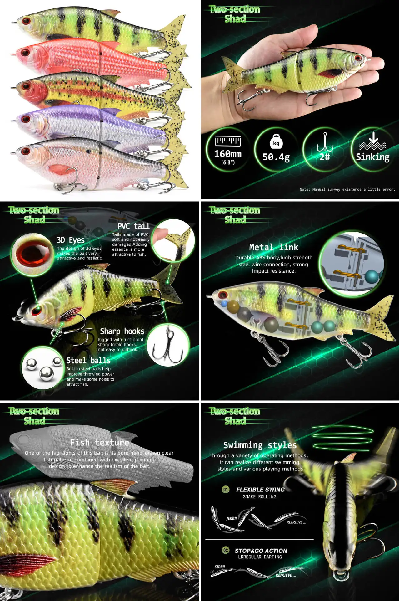 CHEERY ABS Artificial Hard Bait Bionic ABS None - view 7