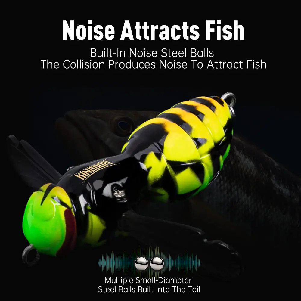 Cheery Floating Topwater Wasp Noise Popper ABS Popper Lure - view 6