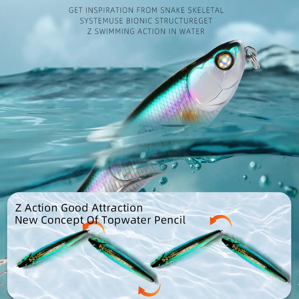 Cheery Artificial Hard Bait Pencil Fishing ABS Pencil Lure - view 3