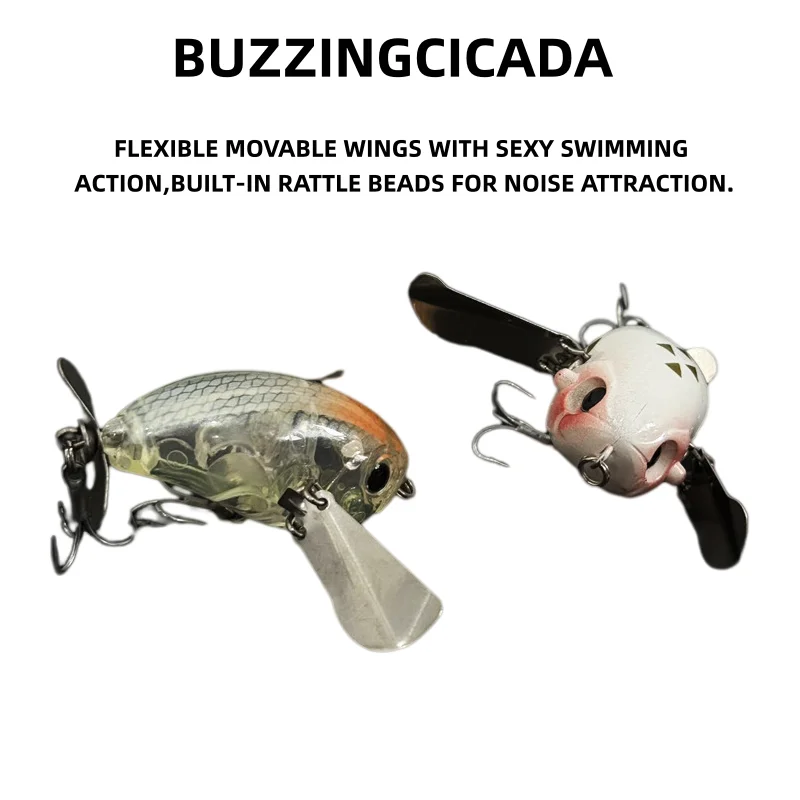 Cheery Micro Finesse Water Cicada Floating ABS Jerkbait - view 2