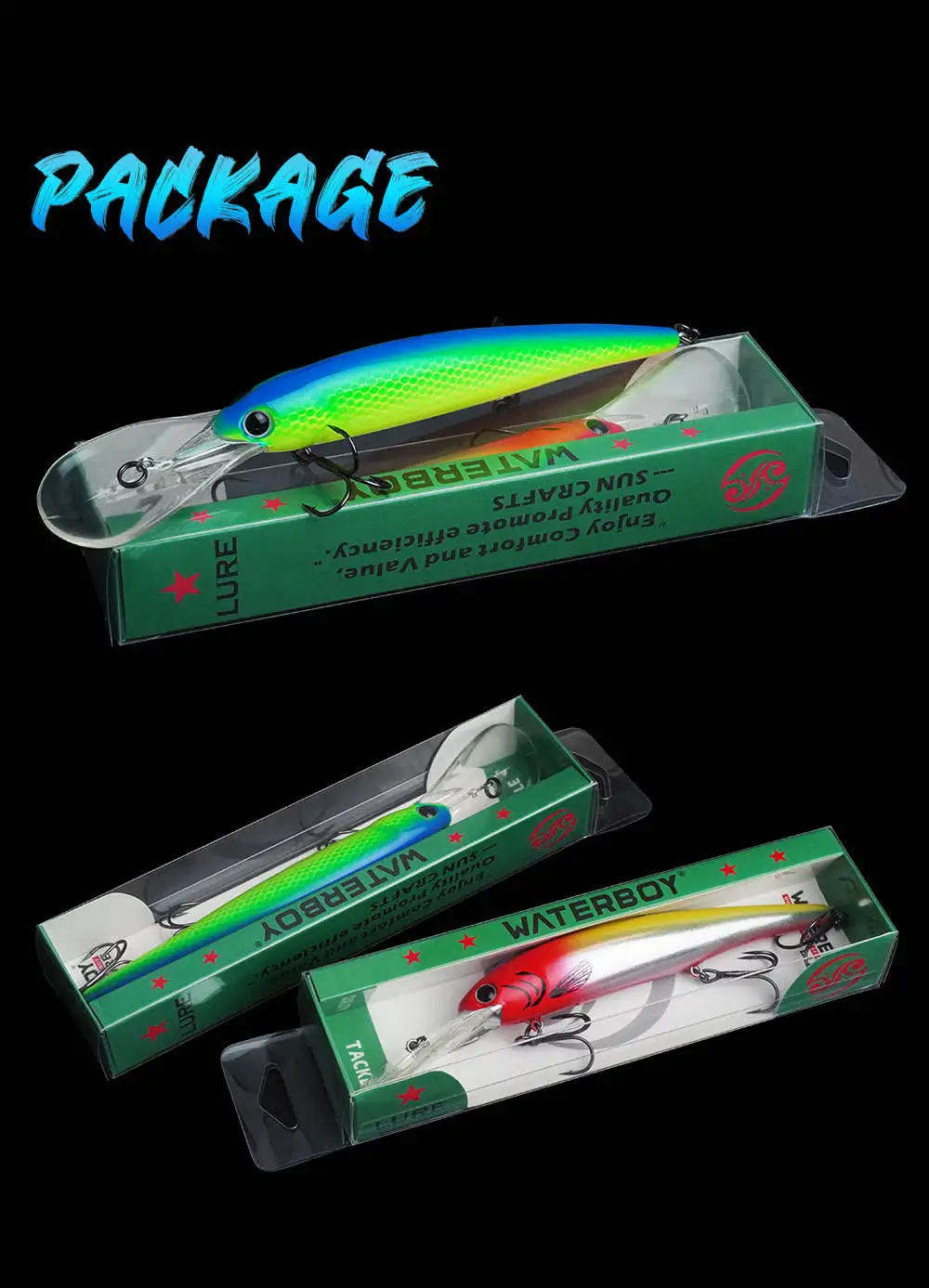 Cheery 20 Color Deep Cornea Trolling ABS, Plastic Hard Lure - view 9