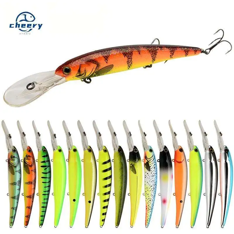 Cheery 20 Color Deep Cornea Trolling ABS, Plastic Hard Lure - view 13