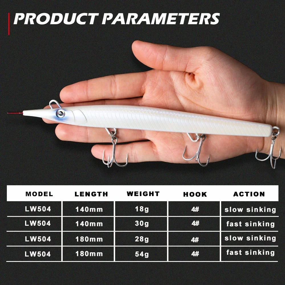 ABS Plastic Artificial Hard Bait Sinking ABS, Plastic Lure - view 9