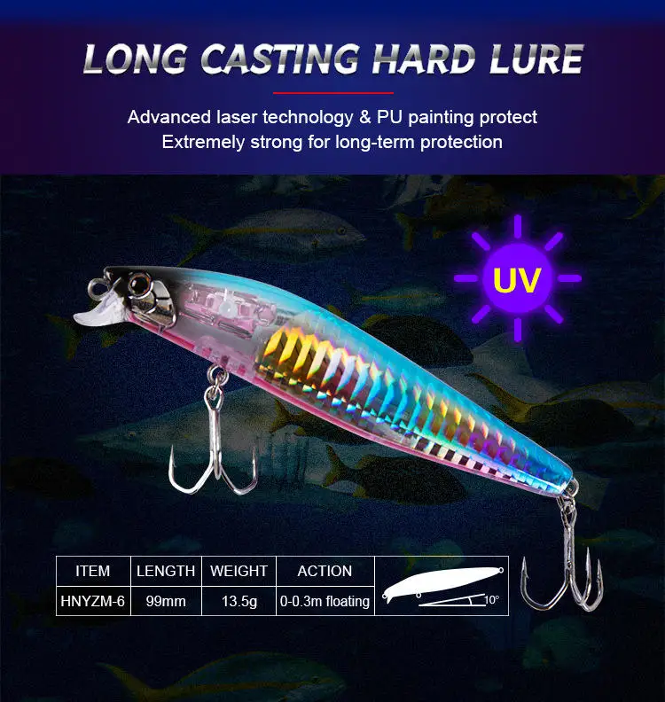 Premium Japanese ABS 99mm 14g Bass ABS Lure - view 12