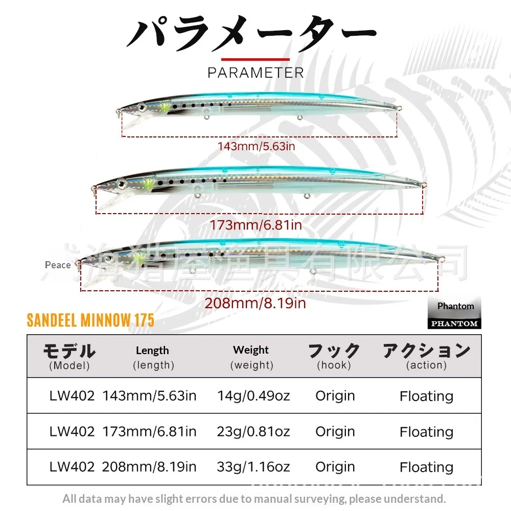 Mino Floating Long Cast ABS Crankbait ABS Lure - view 2