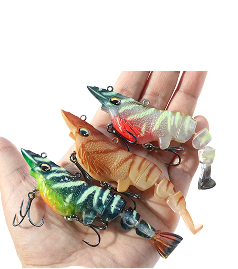 PVC Shrimp Hard Bait 10g Lure