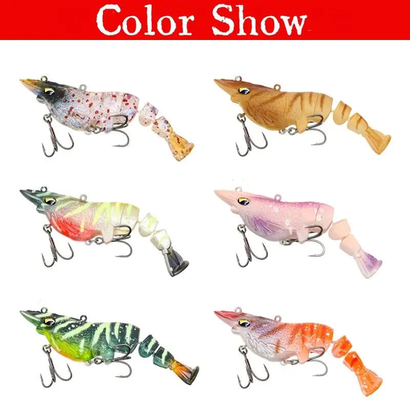 PVC Shrimp Hard Bait 10g Lure PVC Multi-Species Lure - view 2