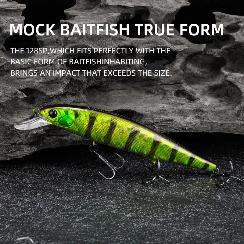 SWORDFISH Ten color Dazzling Floating Micro ABS Jerkbait - view 6