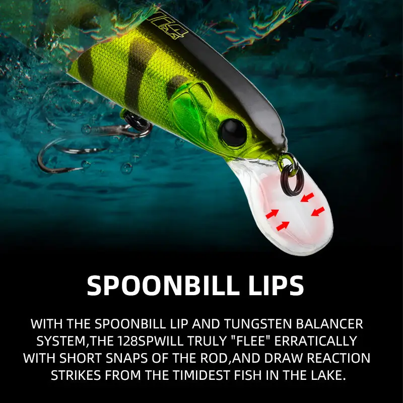 SWORDFISH Ten color Dazzling Floating Micro ABS Jerkbait - view 7