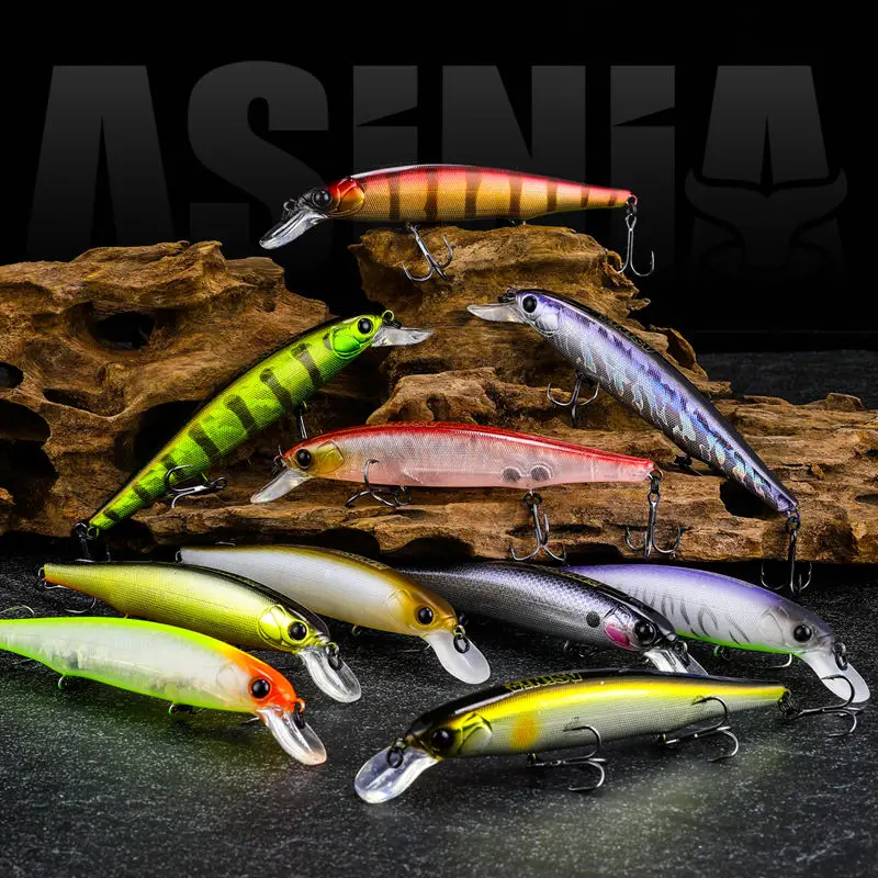 SWORDFISH Ten color Dazzling Floating Micro ABS Jerkbait - view 10