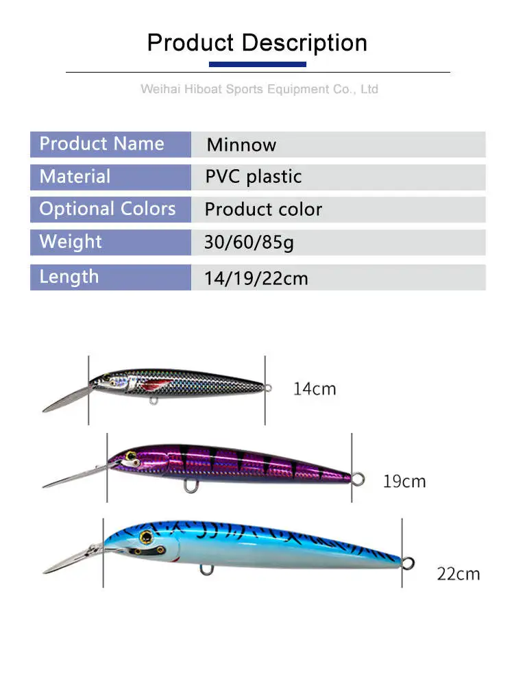 Seasky 30g ABS Deep Diving Musky ABS Lure Accessories - view 5