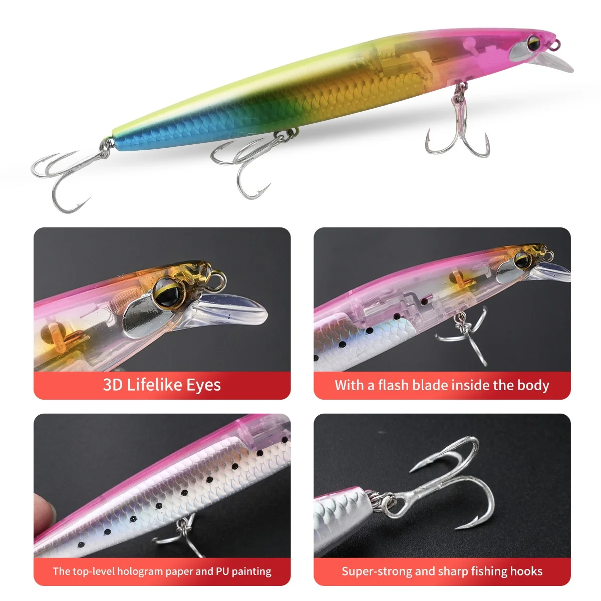 14 5cm 16cm Stainless Steel Lure Stainless Steel Lure Bait - view 3