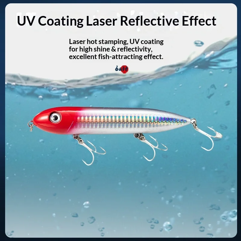 125mm 265g Long Distance Lure Floating Stainless Steel None - view 3