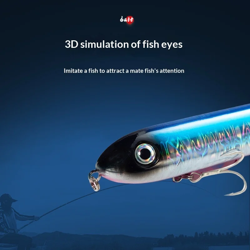 125mm 265g Long Distance Lure Floating Stainless Steel None - view 4