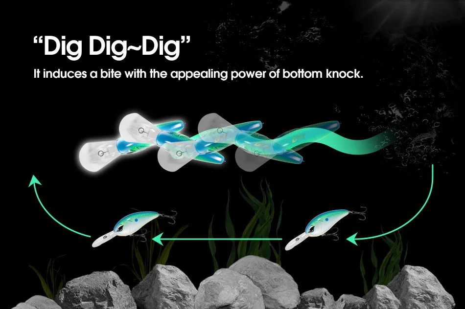 Cheery 80mm 30 5g Vibrating Bead ABS Fish bait - view 8