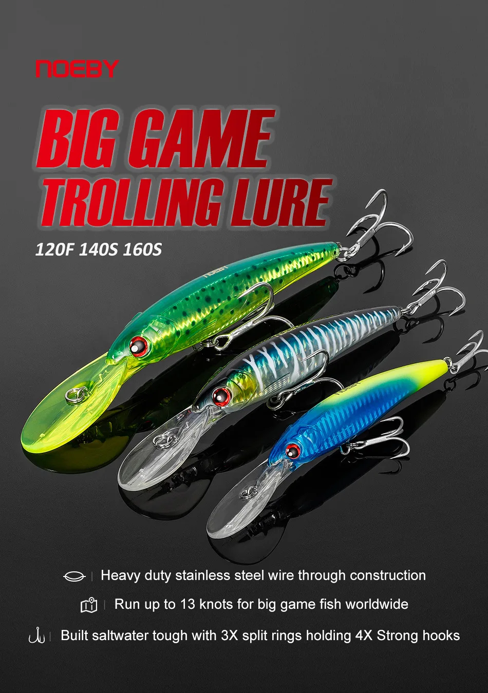 Cheery 120mm 140mm 160mm ABS Plastic ABS Fish bait - view 7