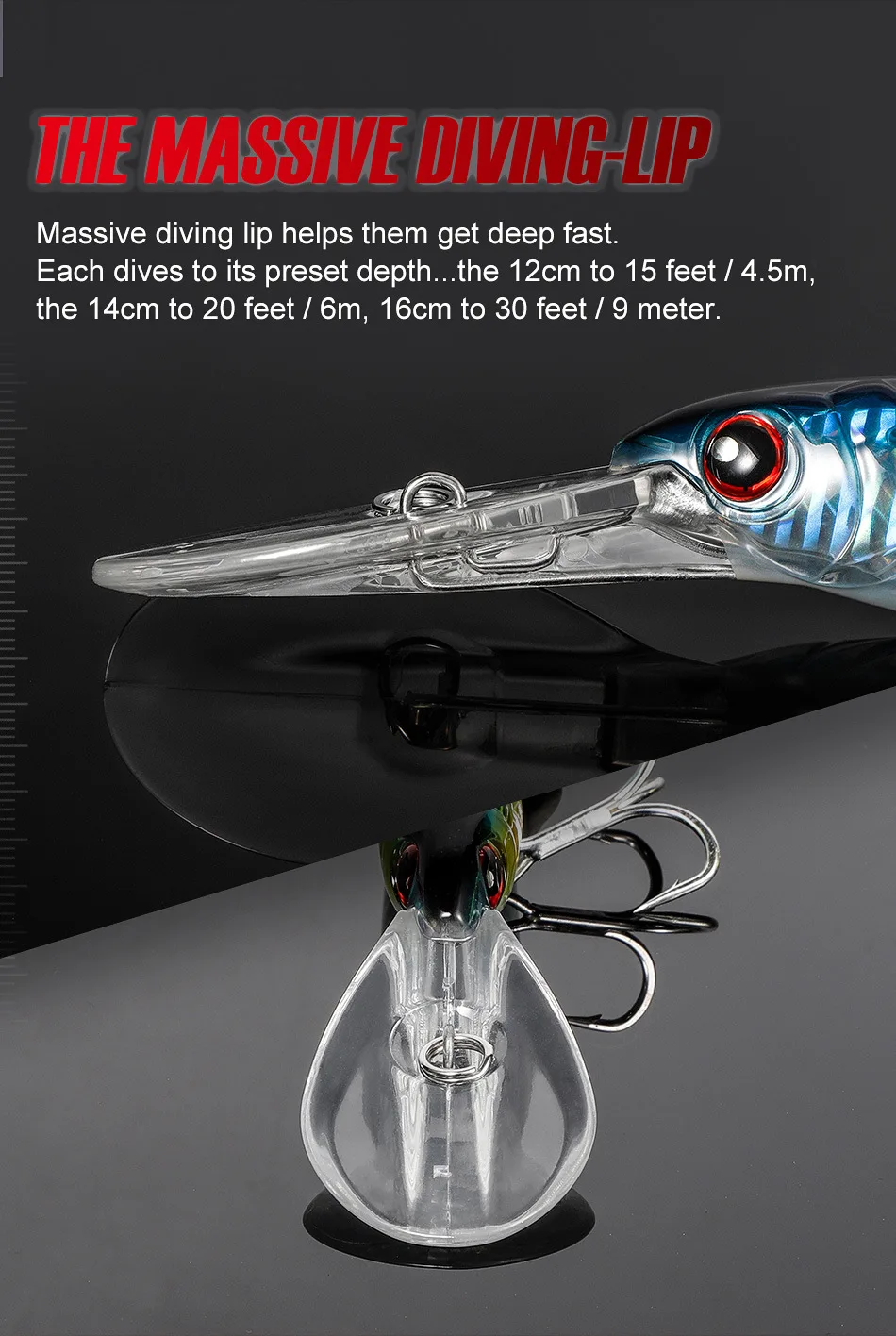 Cheery 120mm 140mm 160mm ABS Plastic ABS Fish bait - view 9