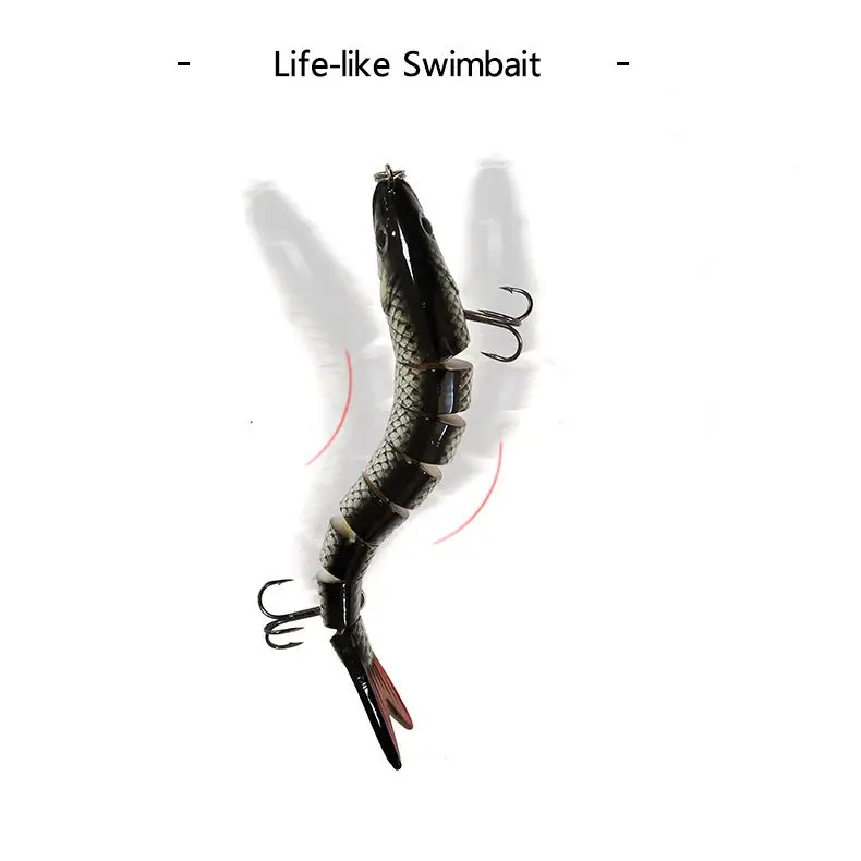 Cheery Sinking Multi Jointed Minnow Lure ABS Minnow Lure - view 14