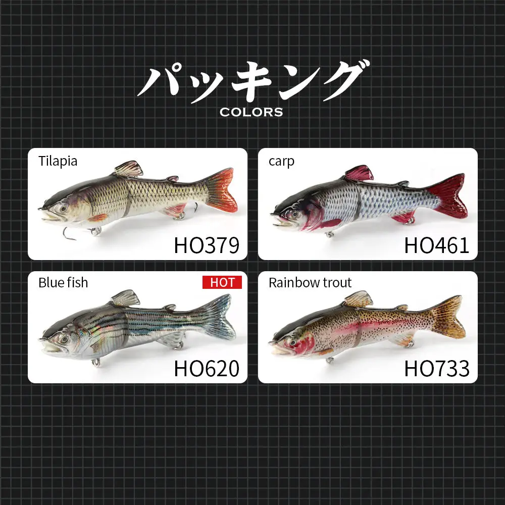 Decoy Laser jointed ABS Artificial Hard ABS Fish bait - view 7
