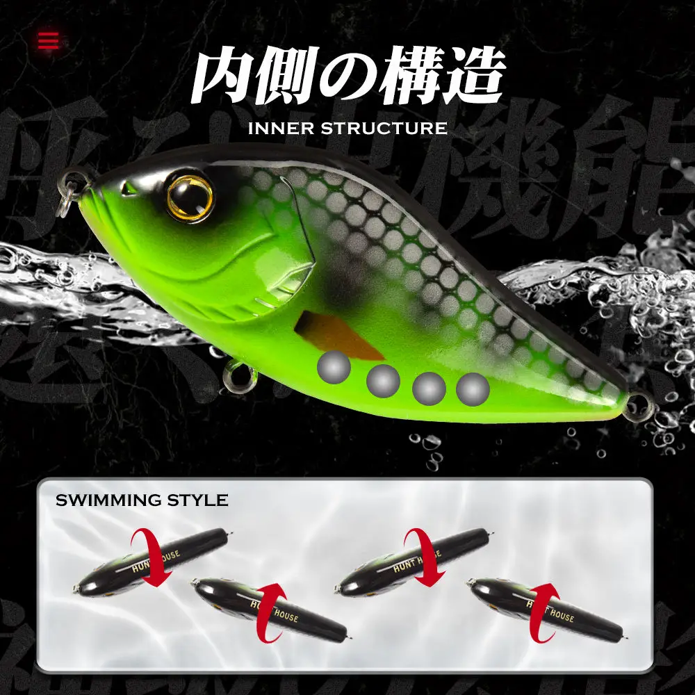 Slow Sinking Mino 7cm 10cm Loud None Fish bait - view 3