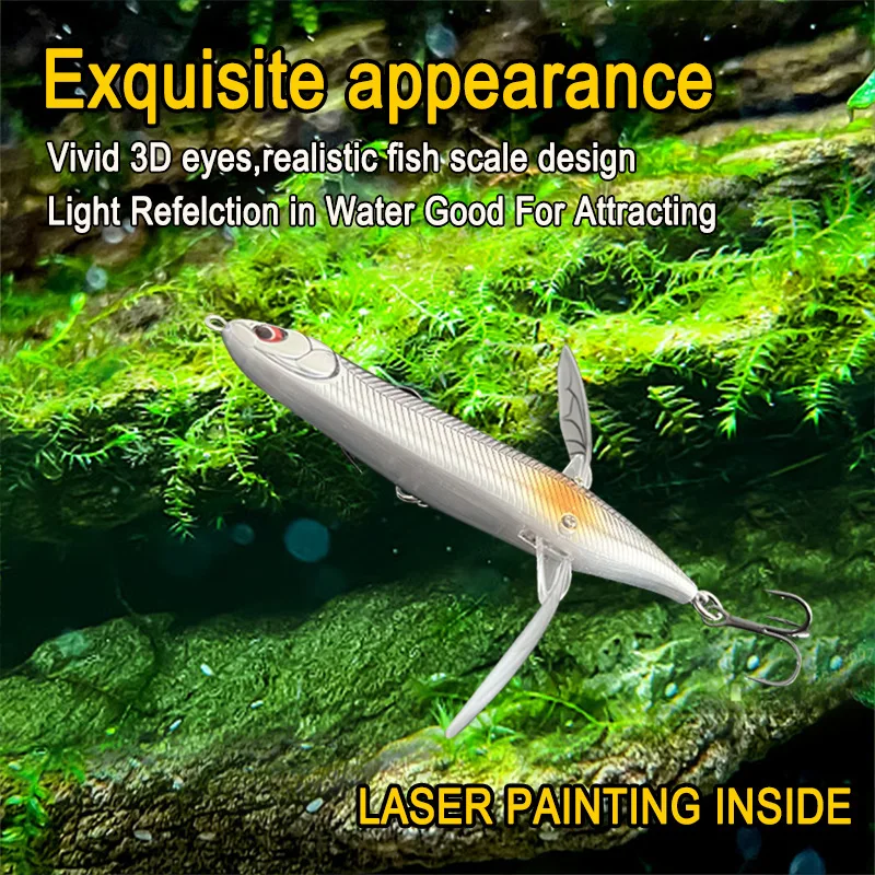 Fast Water Surface System Dragonfly Luya Stainless Steel Fish bait - view 3