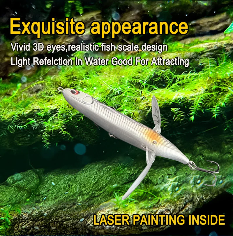 Fast Water Surface System Dragonfly Luya Stainless Steel Fish bait - view 10