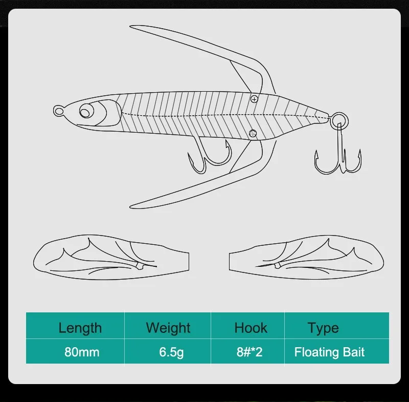 Fast Water Surface System Dragonfly Luya Stainless Steel Fish bait - view 16