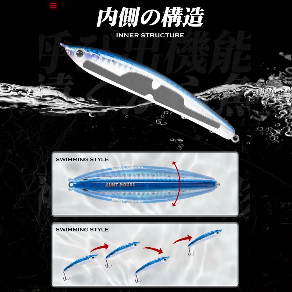 Sinking PVC Hard Bait for Bass None Fish bait - view 7